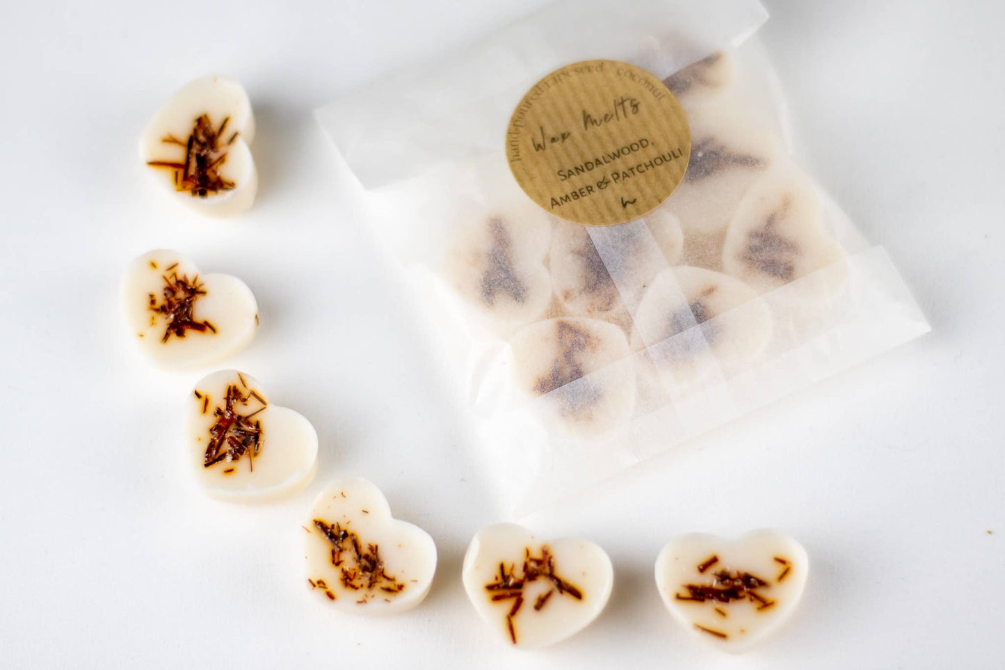 Sandalwood, Amber & Patchouli hand poured luxury wax melts