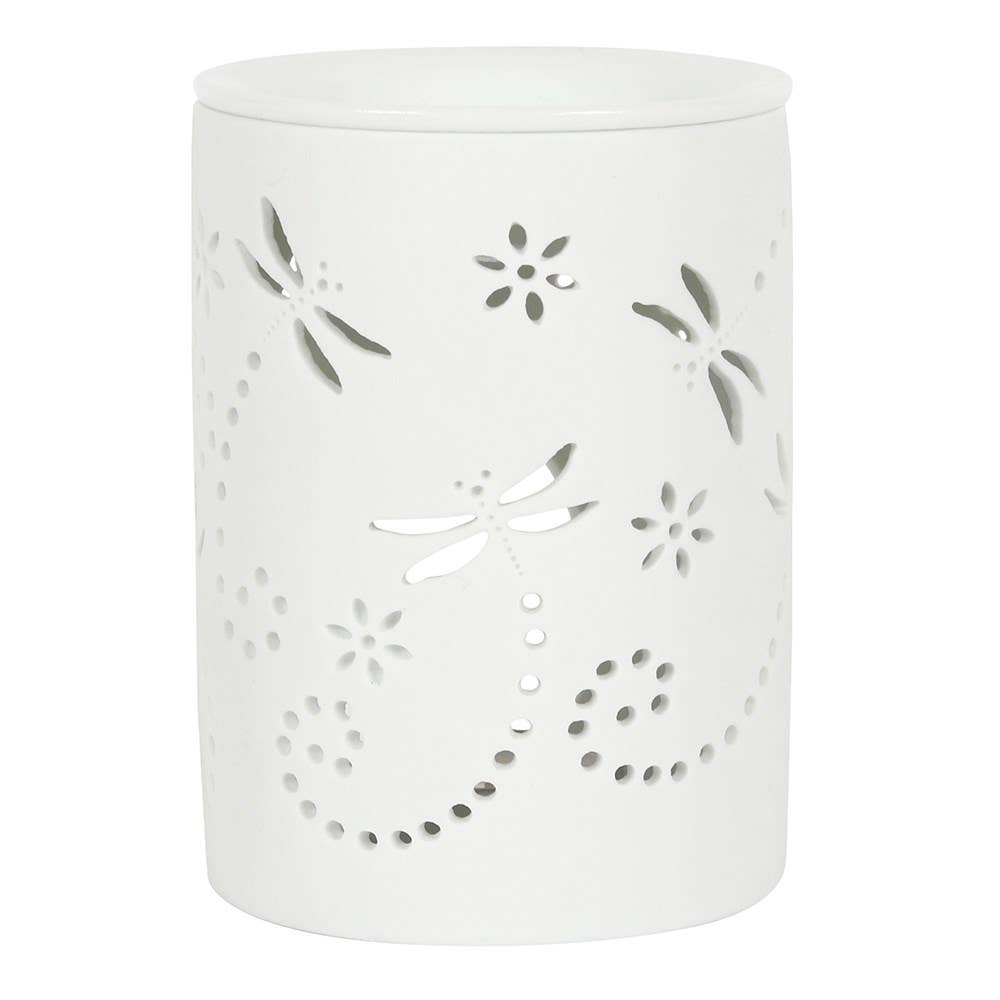 Cut Out Dragonfly Oil Burner and Wax Warmer