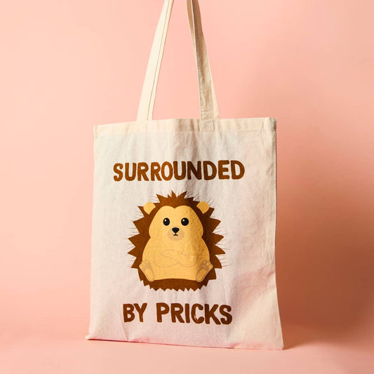 Surrounded By Pricks - Tote Bag