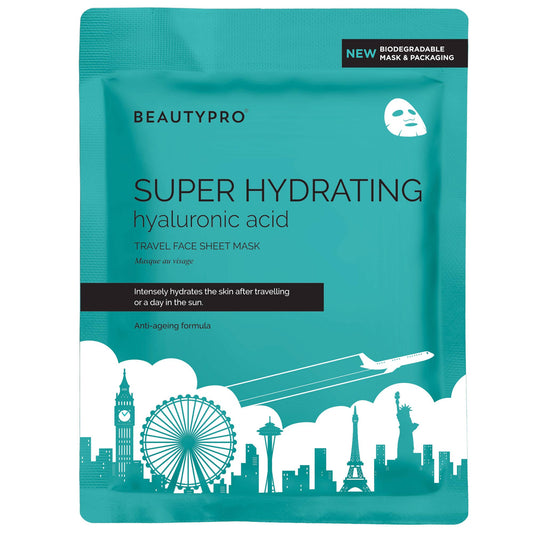 SUPER HYDRATING Travel Sheet Mask - 100% Biodegradable